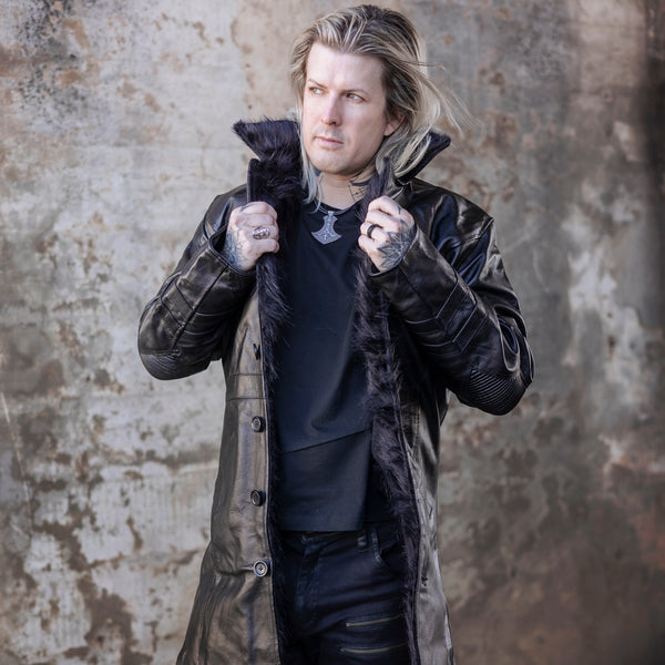 Men's Havok Coat - Classic Black with Black Fur