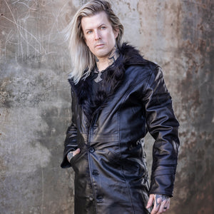 Men's Havok Coat - Classic Black with Black Fur