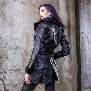 Women's Havok Coat - Classic Black with Black Fur