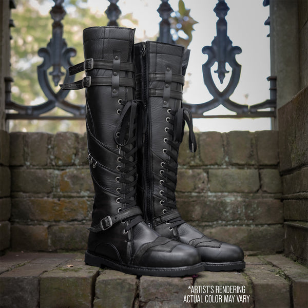Men's Sage Knee-High Boots - Special Order