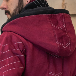 Skyfall Coat - Burgundy