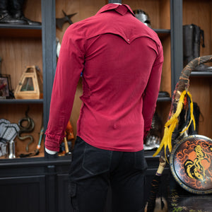 Valiant Button Up - Maroon