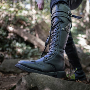 Women's Rampart Leather Boots - Classic Black
