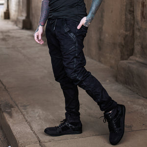 Havok Joggers - Black with Black Wax