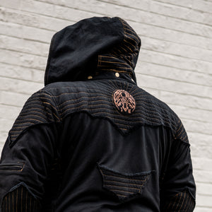 Marauder Long Coat - Weathered Black