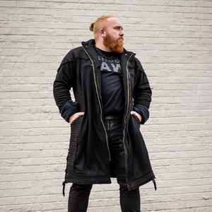 Marauder Long Coat - Weathered Black