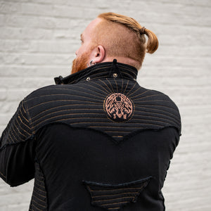 Marauder Long Coat - Weathered Black