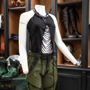 Lyria Halter Top - Black