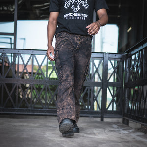 Dustvale Cargo Pants Sample - Stonewashed Brown, Size 38