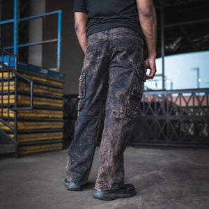 Dustvale Cargo Pants Sample - Stonewashed Brown, Size 38