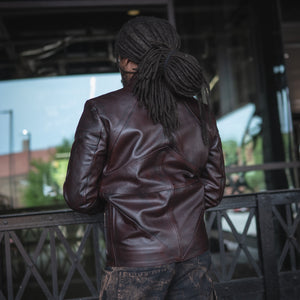 Men's Sentinel Jacket - Oxblood Burgundy, Size Large