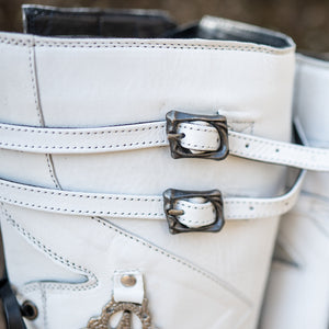 Women's Monolith Moto Boots - Classic Ivory