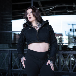 Warscout Crop Jacket - Weathered Black