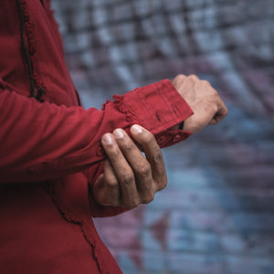 Valiant Button Up - Maroon