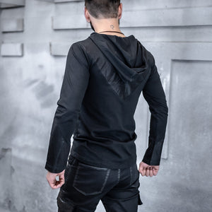 Occult Hooded Long Sleeve Shirt