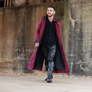 Skyfall Coat - Burgundy