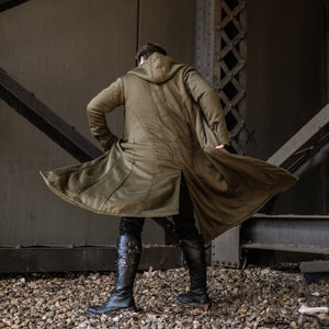 Skyfall Coat - Olive Green