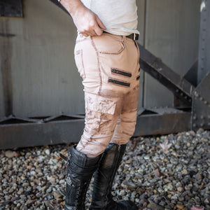 Men's Havok Stretch Jeans - Desert Sand with Brown Wax