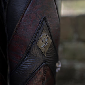 Women's Sage Knee-High Boots - Classic Black and Oxblood Burgundy