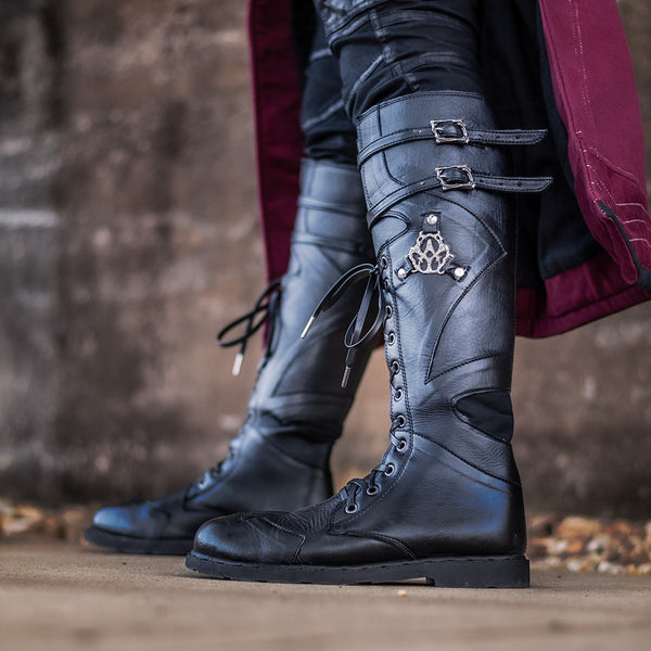Men's Monolith Moto Boots - Classic Black