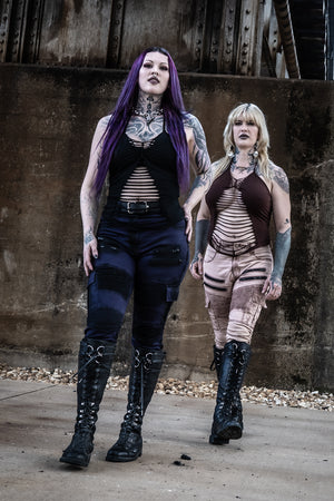 Women's Havok Stretch Jeans - Dark Purple with Black Wax