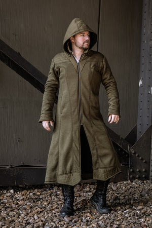 Skyfall Coat - Olive Green